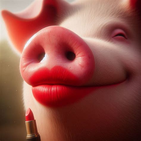 AI-Generated Image: Lipstick on a Pig | With AI image genera… | Flickr
