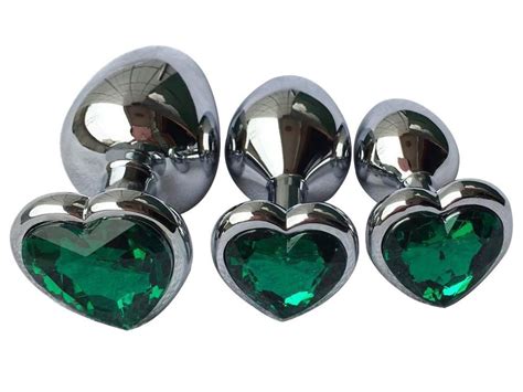Emerald Green • Heart Crystal • Butt Plug – Plug Emporium