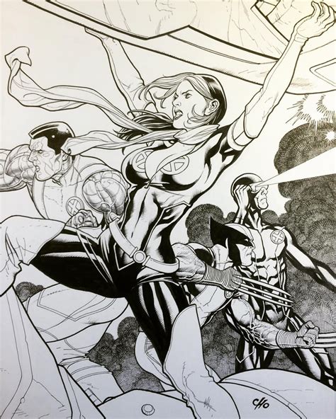 X-Men by Frank Cho | Frank cho, Comic art, Comics