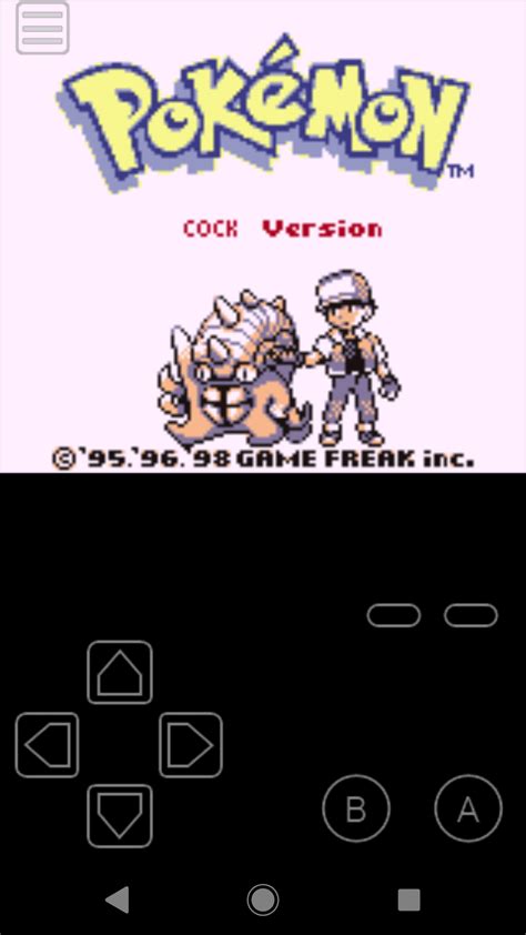 Pokemon Cock version (racism and bad words).... Bassed on 1st Gen. 3rd ...