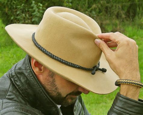 Leather Cowboy Hat Bands Mens at Santiago Vanmatre blog