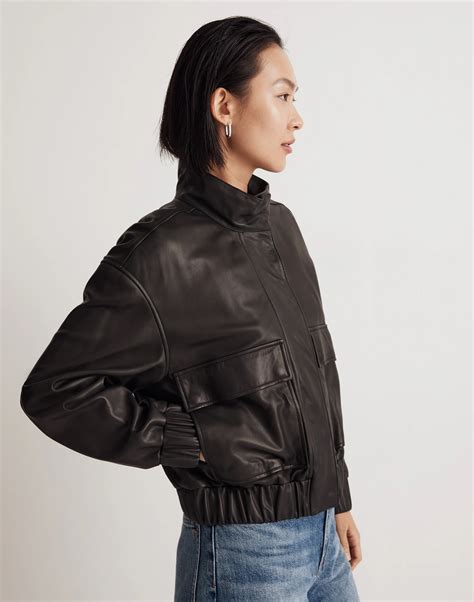 Leather Bomber Jacket | Madewell