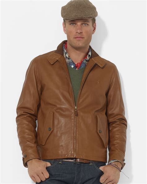 Polo Ralph Lauren Men's Leather Jacket at Rory Sternberg blog