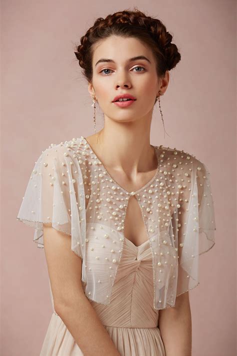 Scattered Pearl Capelet | Bridal bolero, Bolero wedding, Wedding jacket