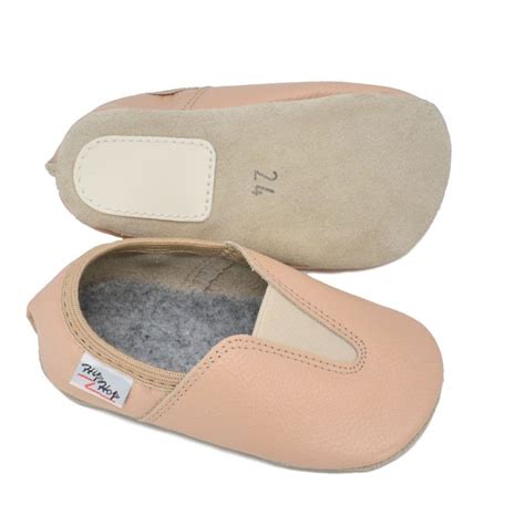 Omaking Hip Hop Soft-sole Slippers Dance Shoes Nude