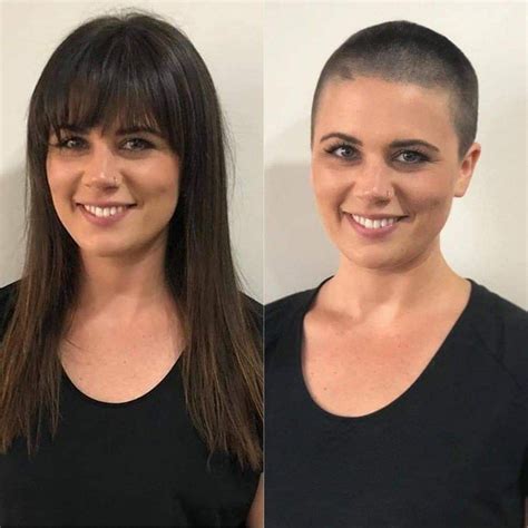 Short Buzzed Hair, Buzzed Hair Women, Thin Hair Pixie, Long Hair Cut ...