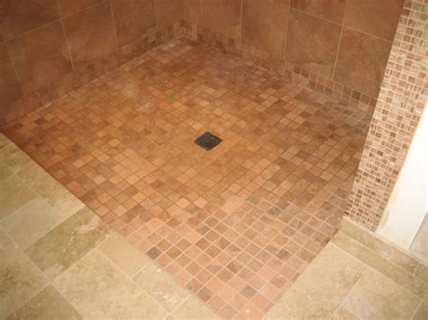 Custom Recessed Shower Floor in Shokan NY