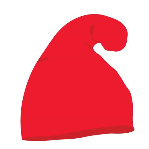 Phrygian cap also known as red liberty hat of France . Felt hat vector ...