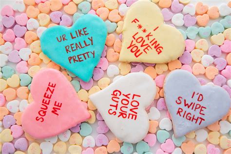 Silly Sayings With Candy Hearts