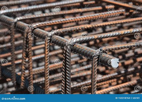 Steel Rebar for Reinforcement Concrete for Pouring the Concrete Base of ...
