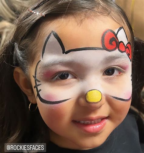 Hello Kitty Face Paint