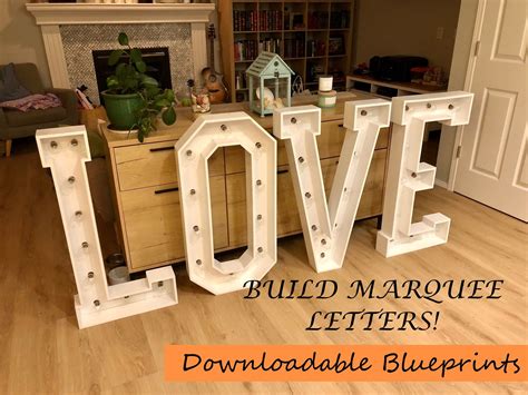 Vintage Marquee Letters Diy