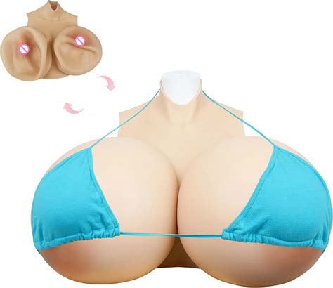 Oppaionaho DIY Inflatable Silicone Breast Forms ZZZ Cup Realistic Fake Boobs for Drag Queen ...