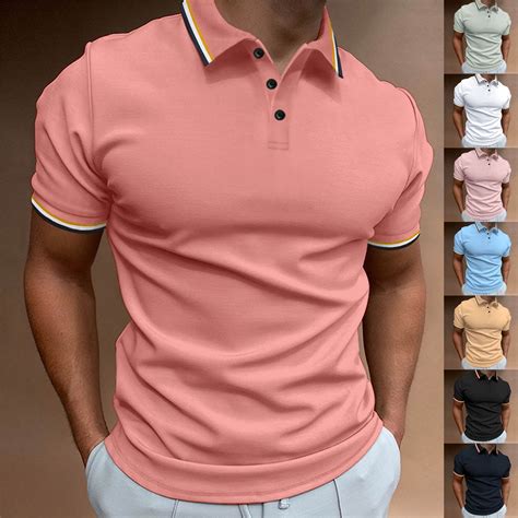 ZRGHAOYLQ Henley Business Casual Shirts for Men Plus Size Short Sleeve ...