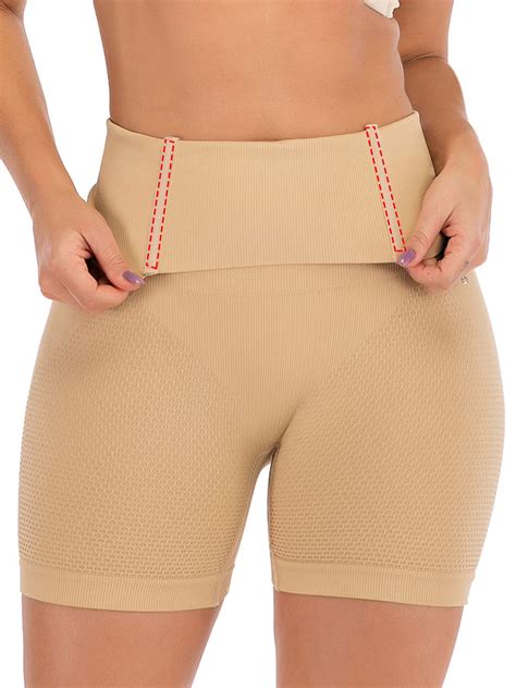 LELINTA Women's High Waist Butt Lifter Body Shorts Tummy Control ...