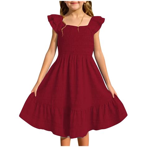 Girls Maxi Dress Girls Summer Dresses Smocked Sleeveless Sundresses ...
