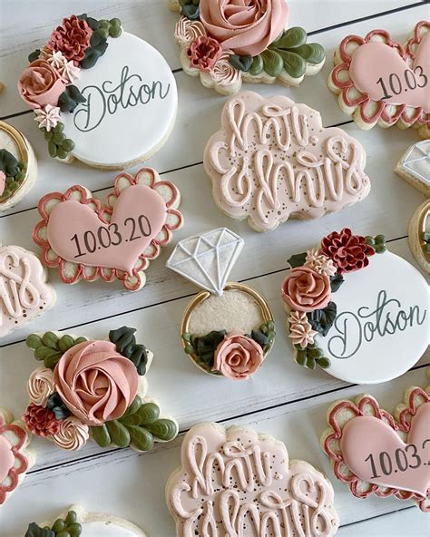 Bridal Shower Decorated Cookies
