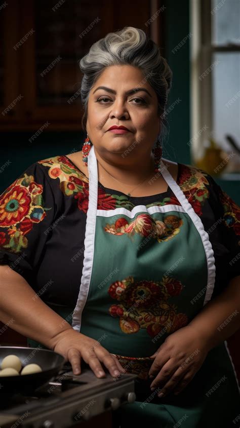 Premium Photo | Mexican Mom Cooking in the Kitchen