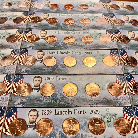 Lincoln 2009 Bicentennial Penny Collection With Brilliant, Uncirculated ...