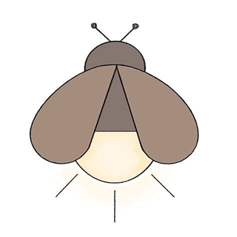 How to Draw a Firefly - Easy Drawing Tutorial For Kids
