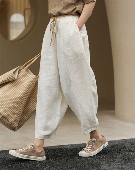 How To Wear Loose Linen Pants at Joan Ruhl blog