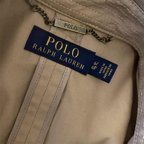 Ralph Lauren trench coat - size 6p fits size... - Depop