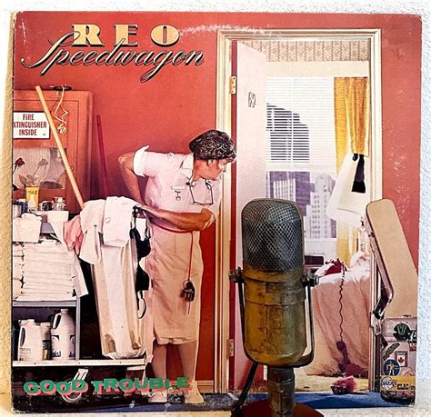 80's Music REO Speedwagon good Trouble Vintage Vinyl Record Album LP ...