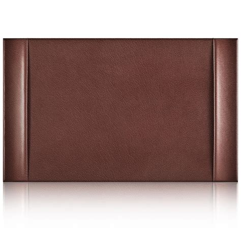 Desk Blotter Logo Large Blotter | Black Crocodile Embossed Leather