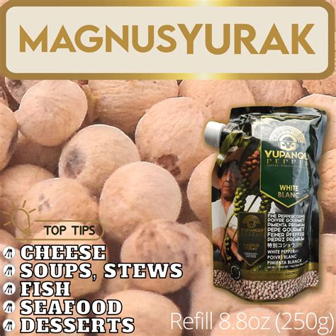 Whole White Peppercorns - MAGNUS YURAK - for Seafood