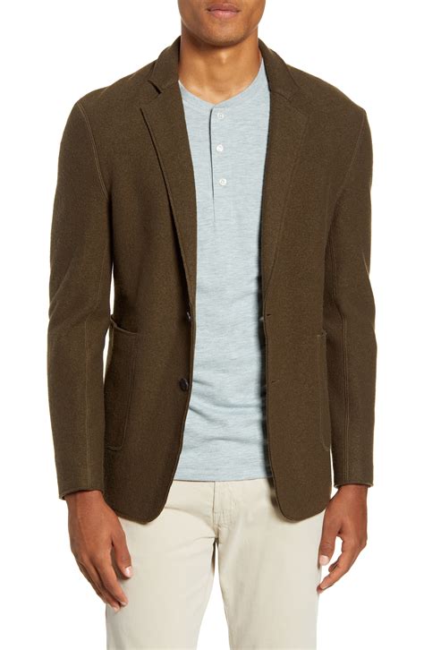 Billy Reid Regular Fit Boiled Wool Sport Coat, $695 | Nordstrom | Lookastic