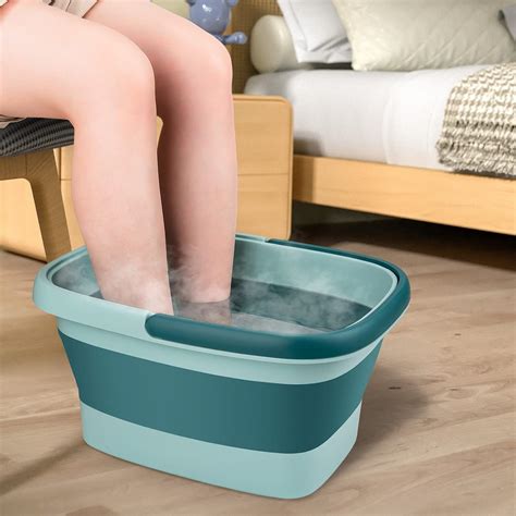 Amazon.com: Udefineit Collapsible Foot Bath Soak Tub with Handle, 15L/4 ...