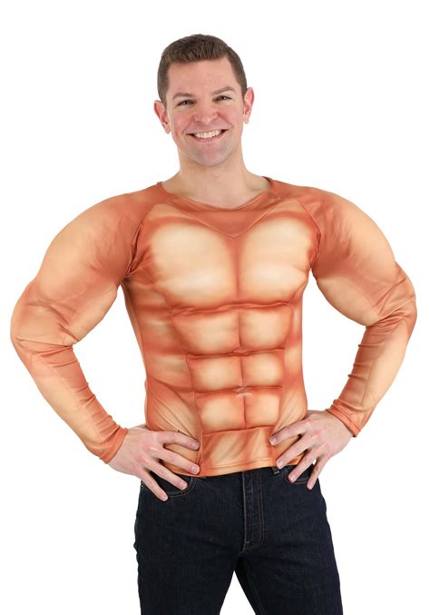 Padded Muscle Costume Shirt for Adults | Costume Accessories