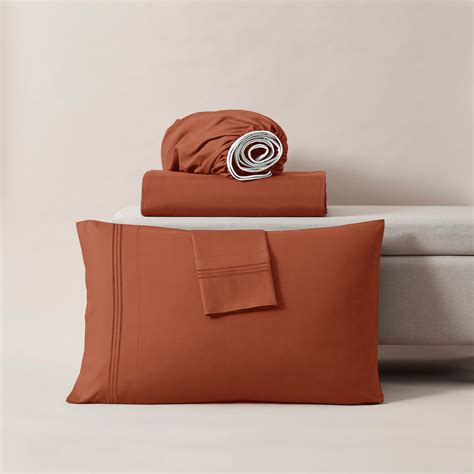 Lammaloe Split King Sheets Set, Hotel Style Deep Pocket 5 Piece Bed ...