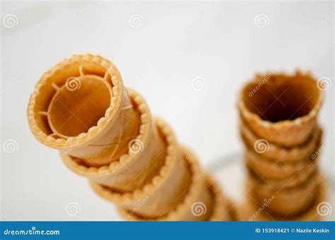 Wafer Ice Cream Cones Stock Image | CartoonDealer.com #153918421