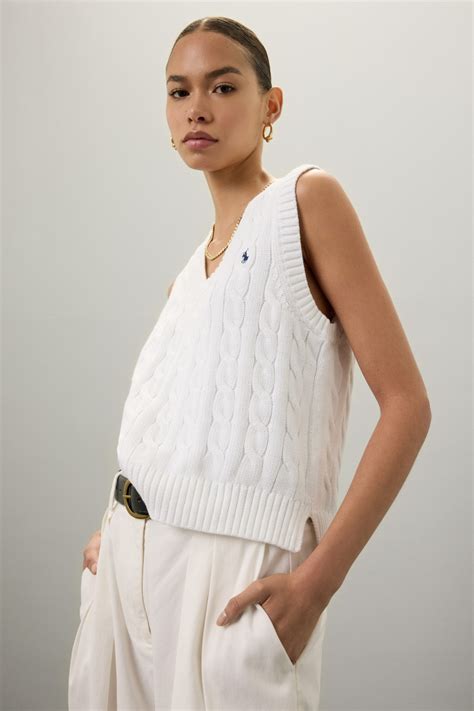 Cable-Knit Sweater Vest by Polo Ralph Lauren | Rent the Runway