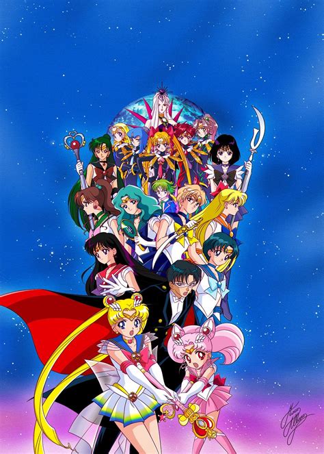 marco albiero, aino minako, anshar (sailor moon), chiba mamoru, chibi ...