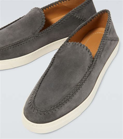 Giorgio Armani Suede slip-on sneakers Giorgio Armani