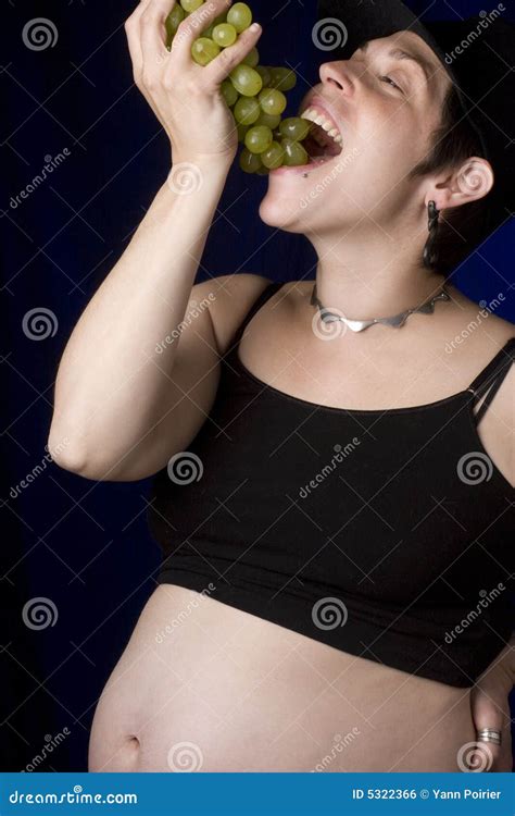 Eating grapes stock photo. Image of eating, nature, lady - 5322366