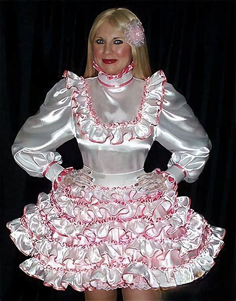 Sissy Maid Dresses, Frilly Dresses, Sissy Dress, Satin Dresses, Blouse ...