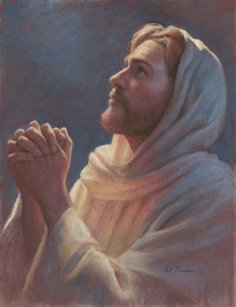 Jesus in Prayer | Del Parson Fine Art