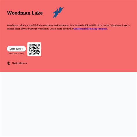 Woodman Lake - SaskLakes