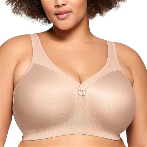 Glamorise Full Figure Plus Size MagicLift Active Support Bra Wirefree ...