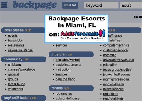 Experience Hiring Backpage Miami Escorts And Why You Shouldn't