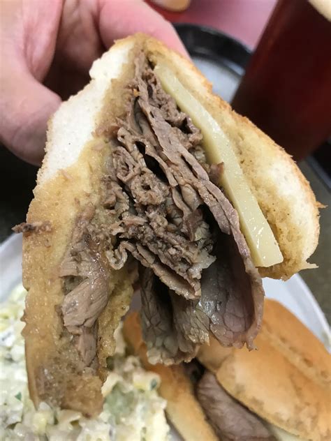 Philippe’s Legendary French Dip Sandwich! Bite Down On “The Original ...