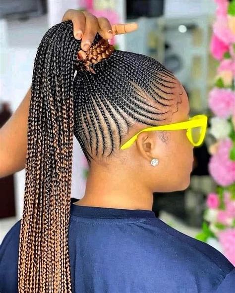 22 Cornrow Ponytail Hairstyles In 2026 | Fabbon