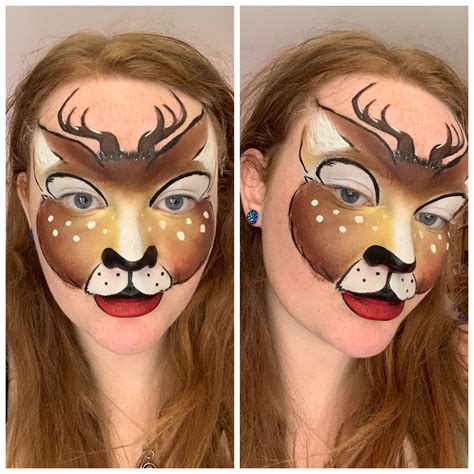 Reindeer Face Painting Ideas at Sharon Russell blog