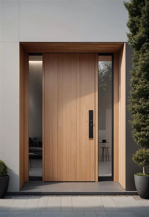 29 Stunning Wooden Door Designs for Main Entrances 4 | Modern entrance ...