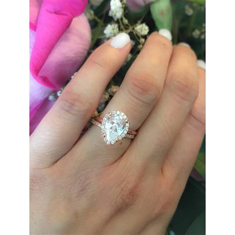 Teardrop Engagement Ring - Engagement Rings