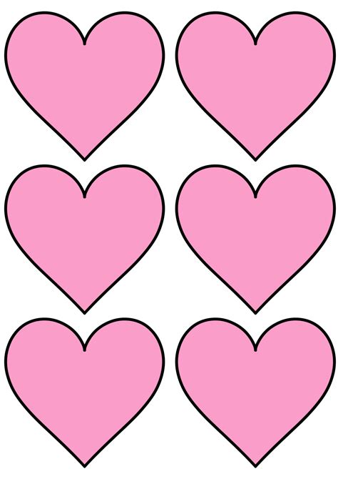 12 Free Printable Heart Templates Cut Outs | Printable heart template ...