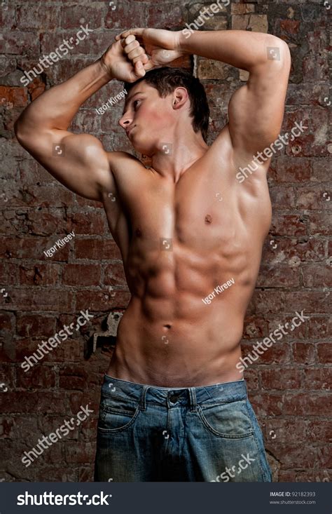 Muscular Young Naked Sexy Boy Posing Stock Photo 92182393 | Shutterstock